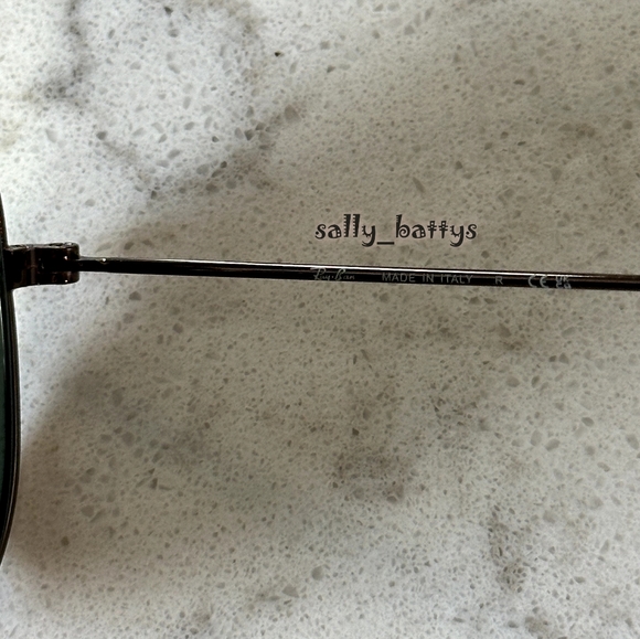 Ray-Ban (Store Display) Aviator Reflective Purple Lenses RB3025 Mirror - Picture 10 of 17